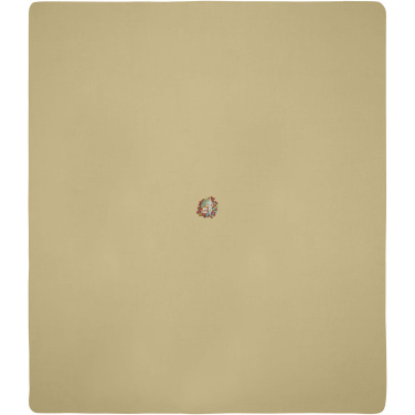 Logotrade advertising product picture of: Huggy fleece plaid blanket with carry pouch 220x250 cm